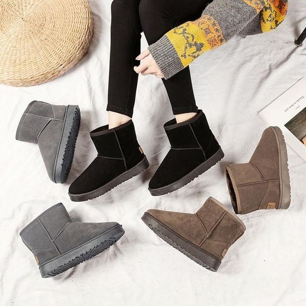 zoki short plush warm snow boots women flat casual winter boots fashion platform solid ankle ladies slip-on short, Black
zoki short plush warm snow boots women flat casual winter boots fashion platform solid ankle ladies slip-on short, Black