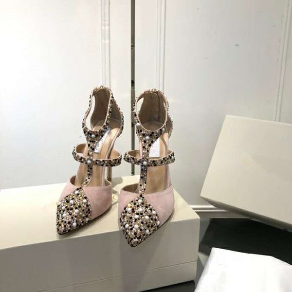 designer sandals shoes women basic 2021 autumn rhinestones pointed toe high heel beading sandal fashion party women shoes, Black
designer sandals shoes women basic 2021 autumn rhinestones pointed toe high heel beading sandal fashion party women shoes, Black