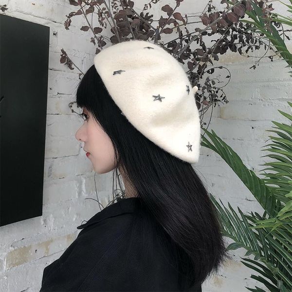 berets h3544 women beret hat lady star rivet painter cap girl spring autumn warm all-match fashion casual shopping hats, Blue;gray
berets h3544 women beret hat lady star rivet painter cap girl spring autumn warm all-match fashion casual shopping hats, Blue;gray
