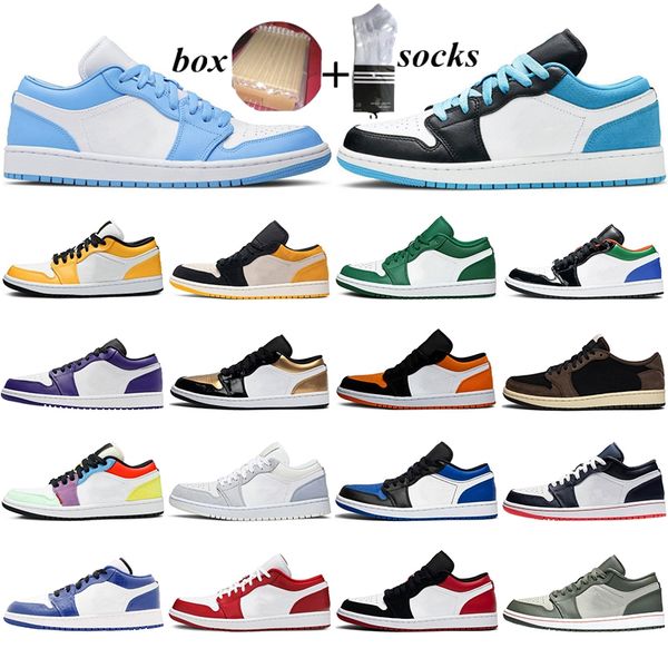 with box jumpman low cut 1s basketball shoes for men gym red island green mocha mens trainers sports womens sneakers fashion runners 36-45, White;red
with box jumpman low cut 1s basketball shoes for men gym red island green mocha mens trainers sports womens sneakers fashion runners 36-45, White;red