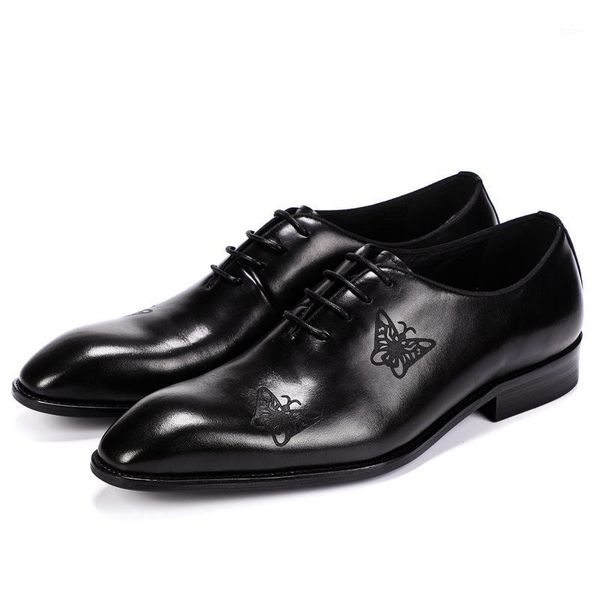 020 fashion new bullock fashion formal men's genuine korean business leather shoes carved large size trendy1, Black
020 fashion new bullock fashion formal men's genuine korean business leather shoes carved large size trendy1, Black