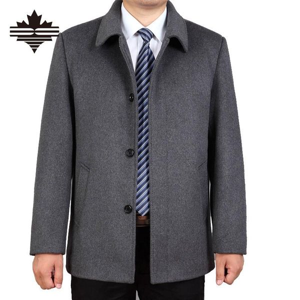 classical casual wool coat men winter wool & blends jacket single breasted mens woolen coat turn-down collar cashmere clothing, Black
classical casual wool coat men winter wool & blends jacket single breasted mens woolen coat turn-down collar cashmere clothing, Black