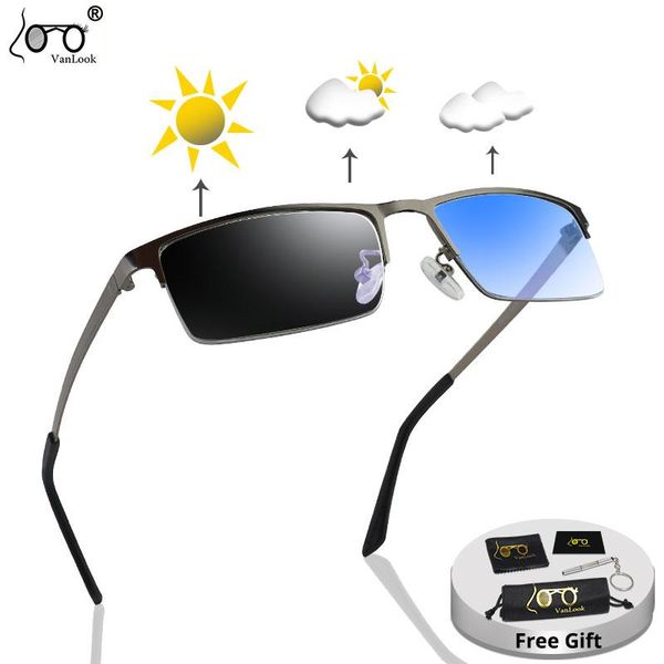pchromic sunglasses computer glasses for men women chameleon lens clear blue coating metal eyeglasses antiglare spectacles, White;black
pchromic sunglasses computer glasses for men women chameleon lens clear blue coating metal eyeglasses antiglare spectacles, White;black