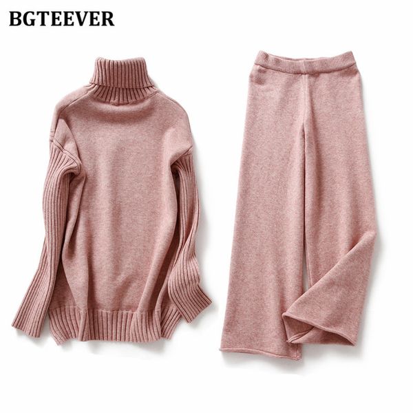 bgteever autumn winter thicken knitted 2 pieces set women turtleneck pullover sweater & wide leg pants 2020 sweater set female c1103, Gray
bgteever autumn winter thicken knitted 2 pieces set women turtleneck pullover sweater & wide leg pants 2020 sweater set female c1103, Gray