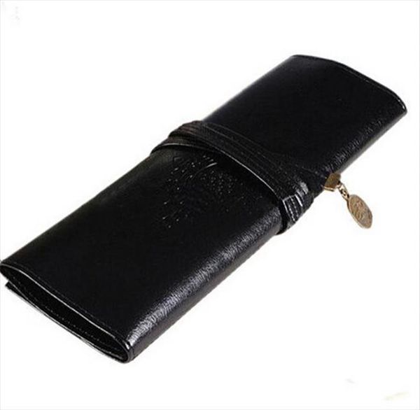 1pc vintage women roll leather purse makeup cosmetic pen pencil brush bag case pouch ing
1pc vintage women roll leather purse makeup cosmetic pen pencil brush bag case pouch ing