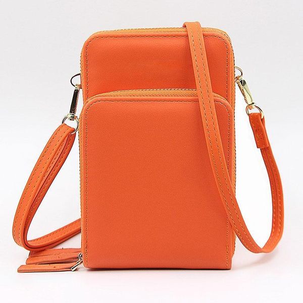 crossbody cell phone shoulder bag pu leather handbags 3 zipper pockets with detachable strap bmf881, Brown;gray
crossbody cell phone shoulder bag pu leather handbags 3 zipper pockets with detachable strap bmf881, Brown;gray