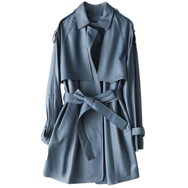 women's leather & faux genuine sheepskin suede jacket spring autumn women dress moto coat suit lf2080, Black
women's leather & faux genuine sheepskin suede jacket spring autumn women dress moto coat suit lf2080, Black