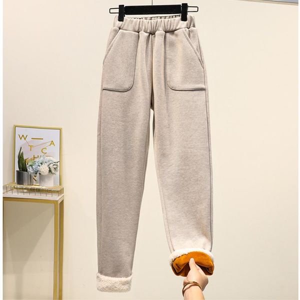 5xl6xl plus size winter plus velvet pants for women new casual loose thickened comfortable warm trousers high waist pants female, Black;white
5xl6xl plus size winter plus velvet pants for women new casual loose thickened comfortable warm trousers high waist pants female, Black;white