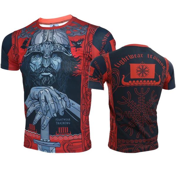 fight sport quick dry t-shirt short sleeve running muscle training mixed martial arts training thai boxing sanda male, Gray;blue
fight sport quick dry t-shirt short sleeve running muscle training mixed martial arts training thai boxing sanda male, Gray;blue