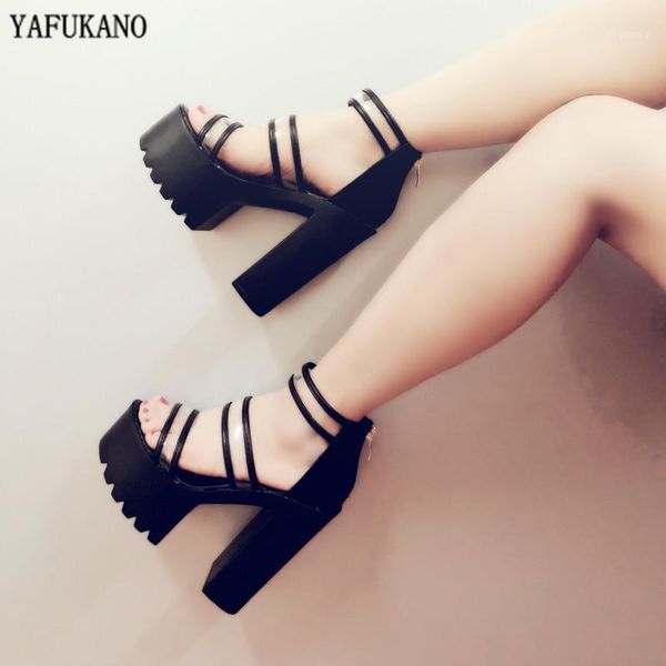 sandals transparent pvc square heel platform peep toe high heels 2021 summer brand women quality party wedding shoes 14cm1, Black
sandals transparent pvc square heel platform peep toe high heels 2021 summer brand women quality party wedding shoes 14cm1, Black