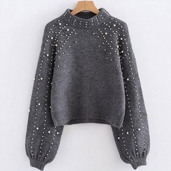 womens casual sweater thick needle long sleeve o neck pullover sweater autumn winter casual loose pearl sweaters femme clothes, White;black
womens casual sweater thick needle long sleeve o neck pullover sweater autumn winter casual loose pearl sweaters femme clothes, White;black