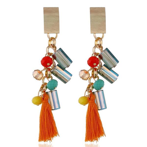 dangle & chandelier fashion women's earring crystal pendant bohemian long tassel drop earrings for women female trendy jewelry, Silver
dangle & chandelier fashion women's earring crystal pendant bohemian long tassel drop earrings for women female trendy jewelry, Silver