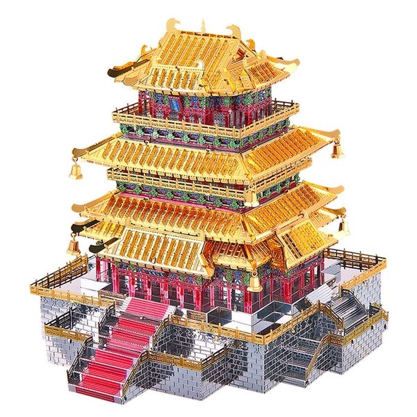 mmz model piececool 3d metal puzzle guanque tower architecturediy assemble model kits laser cut jigsaw building toy gift y200421
mmz model piececool 3d metal puzzle guanque tower architecturediy assemble model kits laser cut jigsaw building toy gift y200421