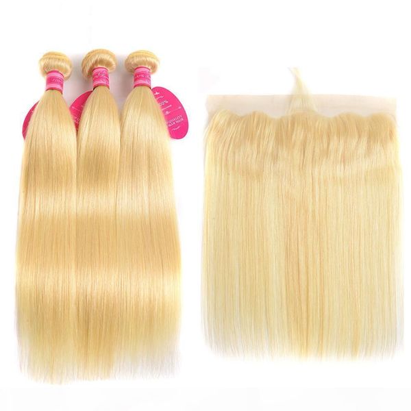 perstar 613 blonde straight brazilian hair weave human hair bundles with lace front 3 bundles with lace frontal closure remy hair, Black
perstar 613 blonde straight brazilian hair weave human hair bundles with lace front 3 bundles with lace frontal closure remy hair, Black