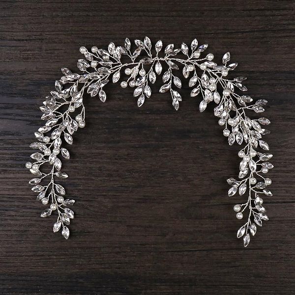 rhinestone handmade bridal crystal headbands wedding hair accessories for women pearl hairbands headdress, Golden;silver
rhinestone handmade bridal crystal headbands wedding hair accessories for women pearl hairbands headdress, Golden;silver