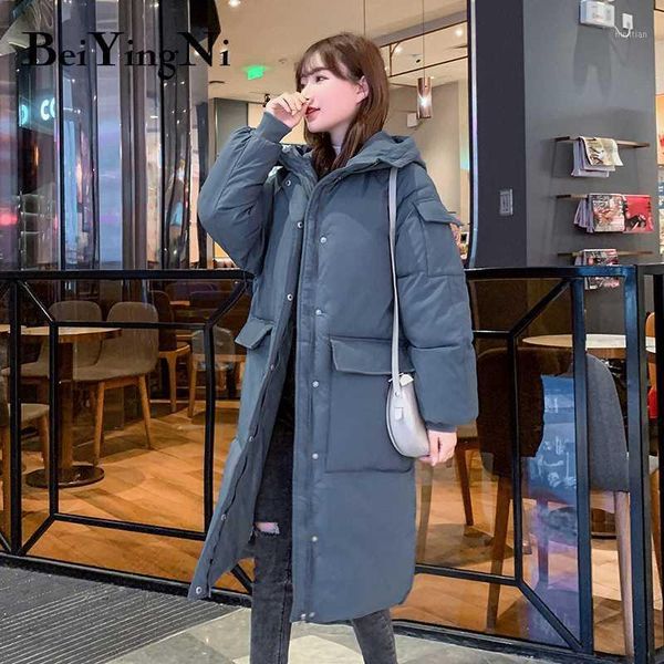 beiyingni winter coats female long pockets buttons loose plus size hooded down jackets women m-3xl winter casusal solid overcoat1, Black
beiyingni winter coats female long pockets buttons loose plus size hooded down jackets women m-3xl winter casusal solid overcoat1, Black