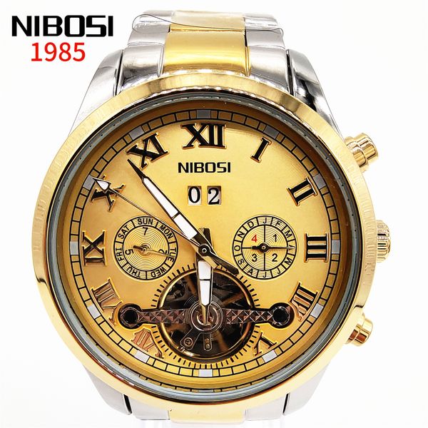 luxury brands mechanical watch nibosi automatic men watch sapphire crystal multifunction tourbillon transparent backcover relogio masculino, Slivery;brown
luxury brands mechanical watch nibosi automatic men watch sapphire crystal multifunction tourbillon transparent backcover relogio masculino, Slivery;brown