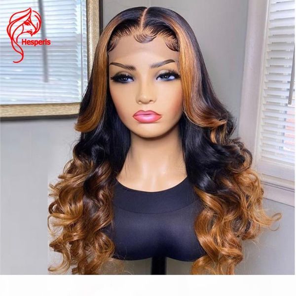 hesperis 180% deep part lace front human hair wig wavy ombre honey blonde 13x4 lace front wig bleached knots brazilian remy hair, Black;brown
hesperis 180% deep part lace front human hair wig wavy ombre honey blonde 13x4 lace front wig bleached knots brazilian remy hair, Black;brown