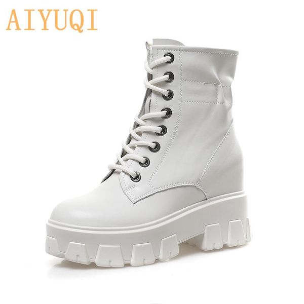 boots aiyuqi ankle women 2021 genuine leather autumn casual british style short ladies, Black
boots aiyuqi ankle women 2021 genuine leather autumn casual british style short ladies, Black