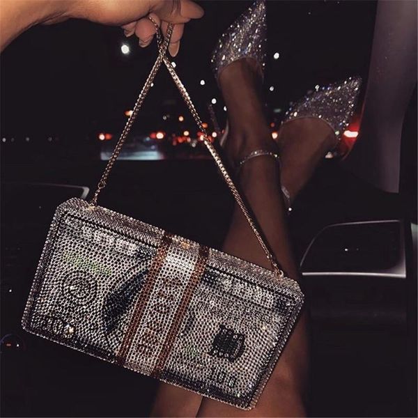 cosmetic bags & cases european and american style dollar rhinestone bag dinner lady makeup messenger fashion chain shoulder
cosmetic bags & cases european and american style dollar rhinestone bag dinner lady makeup messenger fashion chain shoulder