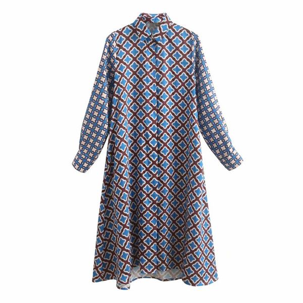 casual dresses 2021 women summer vintage print dress long sleeve turn-down collar buttons female elegant straight shirts vestidos, Black;gray
casual dresses 2021 women summer vintage print dress long sleeve turn-down collar buttons female elegant straight shirts vestidos, Black;gray
