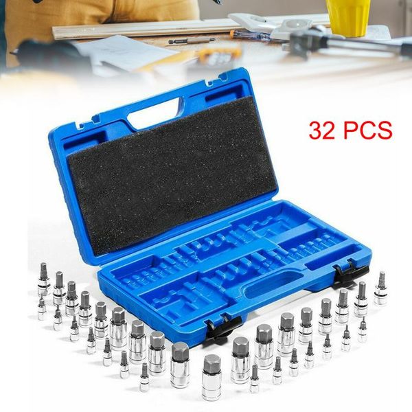 32pc/set master hexes drill bit set (sae & metric) socket set standard hand tool hfing
32pc/set master hexes drill bit set (sae & metric) socket set standard hand tool hfing