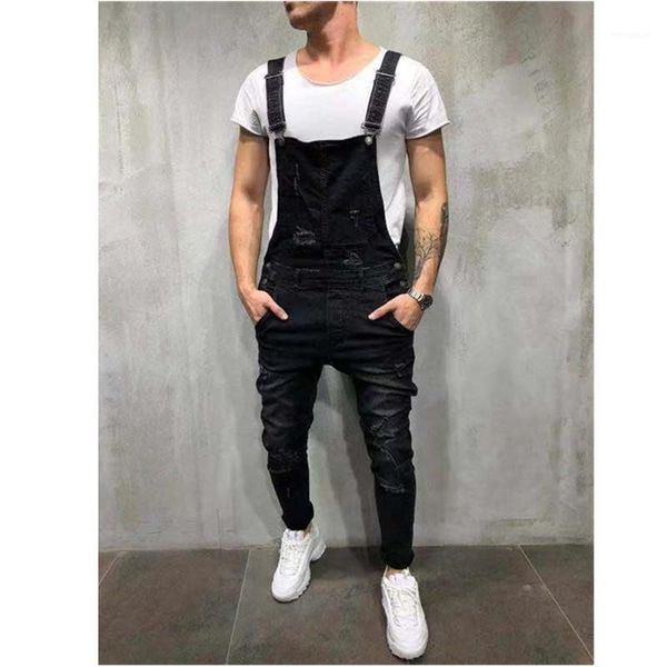 2020 fashion men's ripped jeans jumpsuits hi street distressed denim bib overalls for man suspender pants size s-xxxl1, Black
2020 fashion men's ripped jeans jumpsuits hi street distressed denim bib overalls for man suspender pants size s-xxxl1, Black