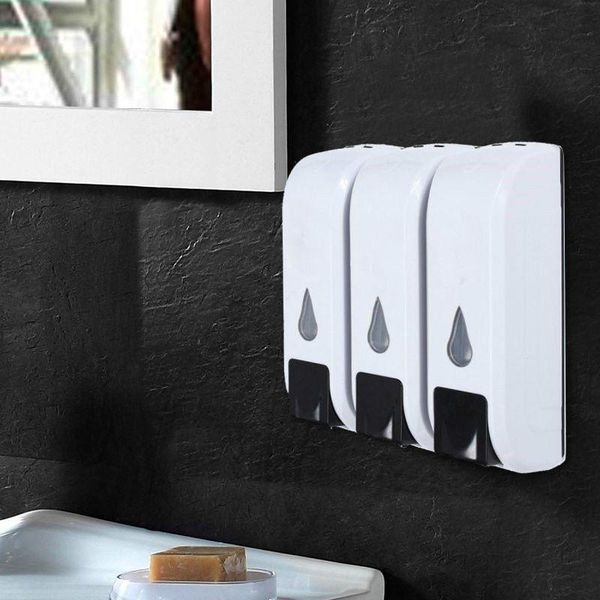liquid soap dispenser 1/2/3*350 ml wall mounted bathroom shower shampoo lotion
liquid soap dispenser 1/2/3*350 ml wall mounted bathroom shower shampoo lotion