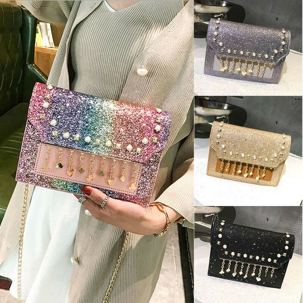 women girl tote messenger bags fashion lady leather chain handbag cross body casual shoulder bag purse, Red;black
women girl tote messenger bags fashion lady leather chain handbag cross body casual shoulder bag purse, Red;black