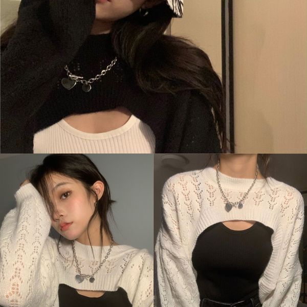 women's with two short sleeves women's sweater with two short sleeves sweater sweater u8sa3, White;black
women's with two short sleeves women's sweater with two short sleeves sweater sweater u8sa3, White;black