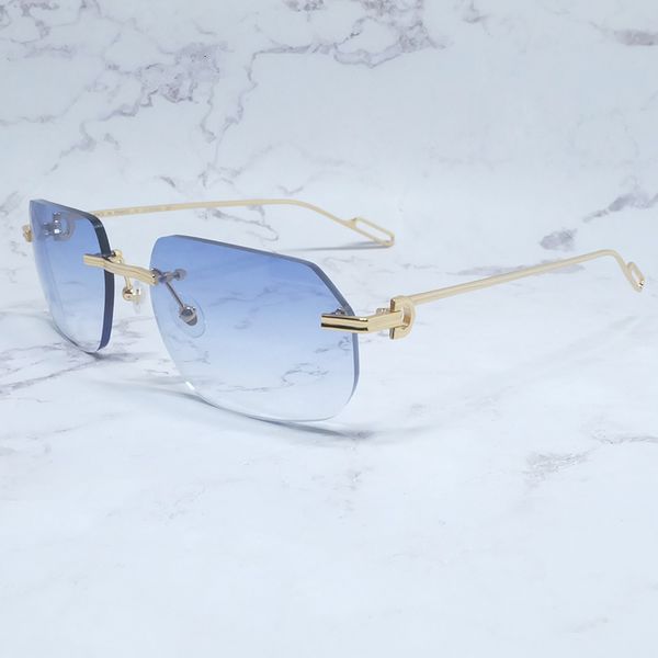 2021 new metal sunglasses men rimless vintage sun glasses shades eyewear desinger brand protect decoration trending product 6cyt, White;black
2021 new metal sunglasses men rimless vintage sun glasses shades eyewear desinger brand protect decoration trending product 6cyt, White;black