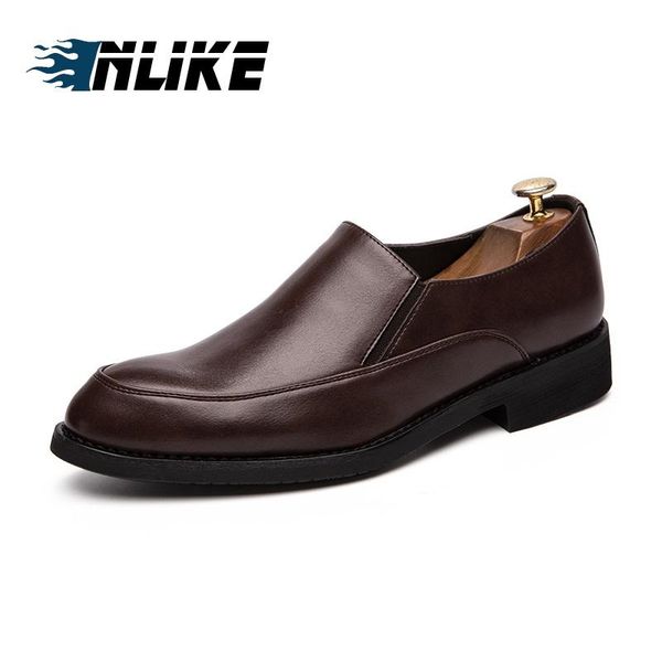 men slip on wedding shoes microfiber leather formal business pointed toe for man dress shoes, Black
men slip on wedding shoes microfiber leather formal business pointed toe for man dress shoes, Black