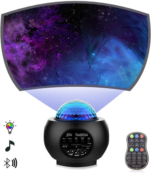 star projector night light projector with led galaxy ocean wave projector bluetooth music speaker party,home theatre,night light ambiance
star projector night light projector with led galaxy ocean wave projector bluetooth music speaker party,home theatre,night light ambiance