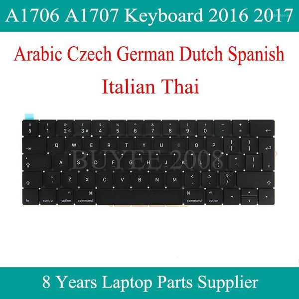 lapreplacement keyboards original a1706 a1707 keyboard 2021 for pro arabic czech german dutch spanish italian thai keyboard1
lapreplacement keyboards original a1706 a1707 keyboard 2021 for pro arabic czech german dutch spanish italian thai keyboard1