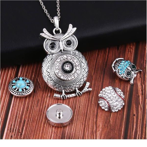 boom life new owl snap jewelry buttons necklaces link chain 60cm with crystal pendant fit 18mm snaps bbyeii, Silver
boom life new owl snap jewelry buttons necklaces link chain 60cm with crystal pendant fit 18mm snaps bbyeii, Silver