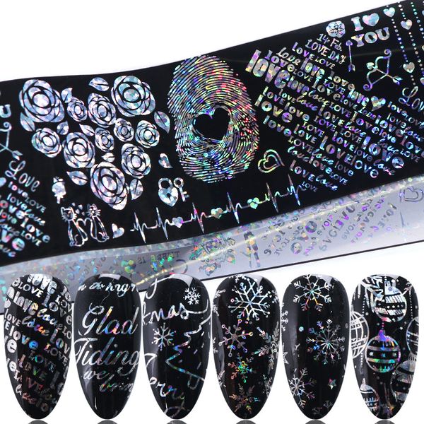 transfer on foil christmas shiny stickers 10pc paper letters xmas snowflake decor manicure set nails wraps design la9119-1
transfer on foil christmas shiny stickers 10pc paper letters xmas snowflake decor manicure set nails wraps design la9119-1