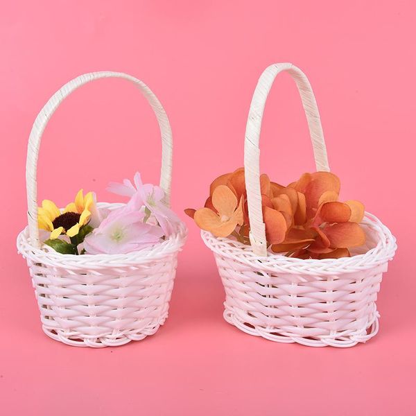 1pcs mini plastic hand-woven storage baskets weaving storage baskets fabric flower basket fruit rattan cosmetics picnic bags
1pcs mini plastic hand-woven storage baskets weaving storage baskets fabric flower basket fruit rattan cosmetics picnic bags