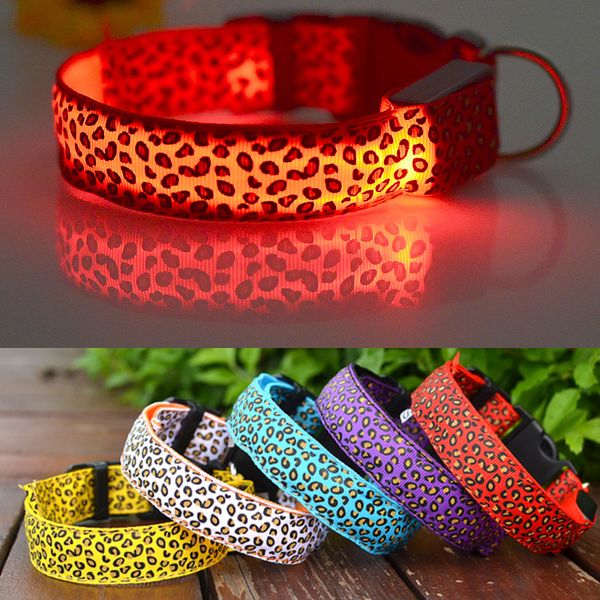 usb leopard led dog pet collar luminous adjustable glowing collar anti-lost/avoid car night safety nylon flashing bright dog collar dhl free
usb leopard led dog pet collar luminous adjustable glowing collar anti-lost/avoid car night safety nylon flashing bright dog collar dhl free