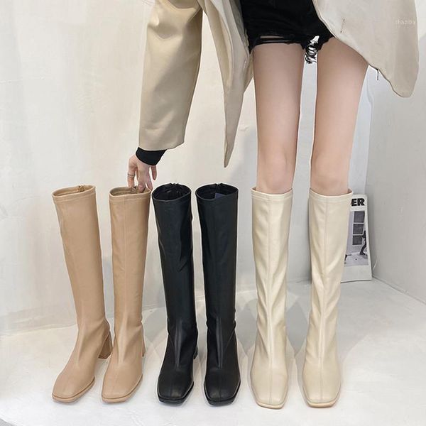 boots women new 2020 female shoes winter footwear thigh high heels high round toe ladies autumn rubber mid1, Black
boots women new 2020 female shoes winter footwear thigh high heels high round toe ladies autumn rubber mid1, Black