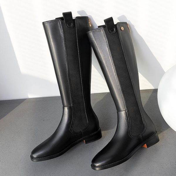 boots arrival winter women natural genuine leather knee high knight fur one snow 100% cowhide female, Black
boots arrival winter women natural genuine leather knee high knight fur one snow 100% cowhide female, Black