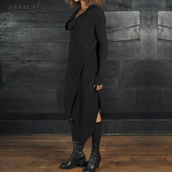 autumn casual party long dress zanzea 2020 women solid irregular vestidos vintage long sleeve sundress female tunic robe kaftan y0118, Black;gray
autumn casual party long dress zanzea 2020 women solid irregular vestidos vintage long sleeve sundress female tunic robe kaftan y0118, Black;gray