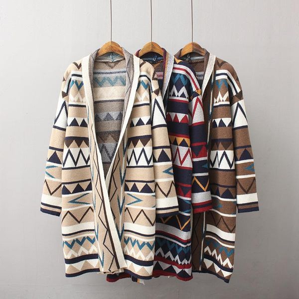 woman sweater oversized bohemian chic ladies knitting long sleeve cardigan loose casual jacket, White;black
woman sweater oversized bohemian chic ladies knitting long sleeve cardigan loose casual jacket, White;black