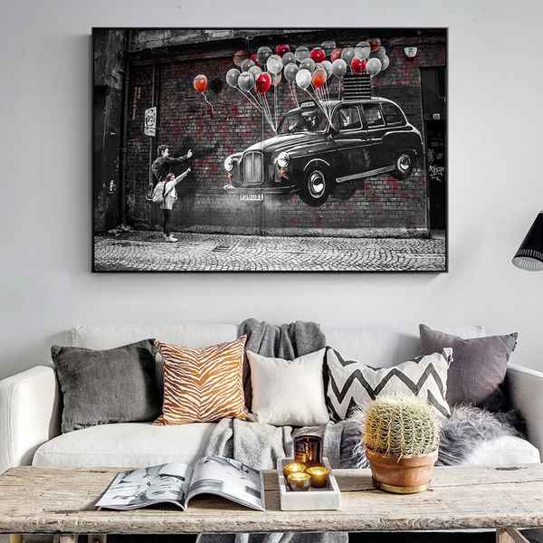 canvas painting wall posters and prints modern flying car with balloons wall art pictures for living room decoration dining l home decor
canvas painting wall posters and prints modern flying car with balloons wall art pictures for living room decoration dining l home decor
