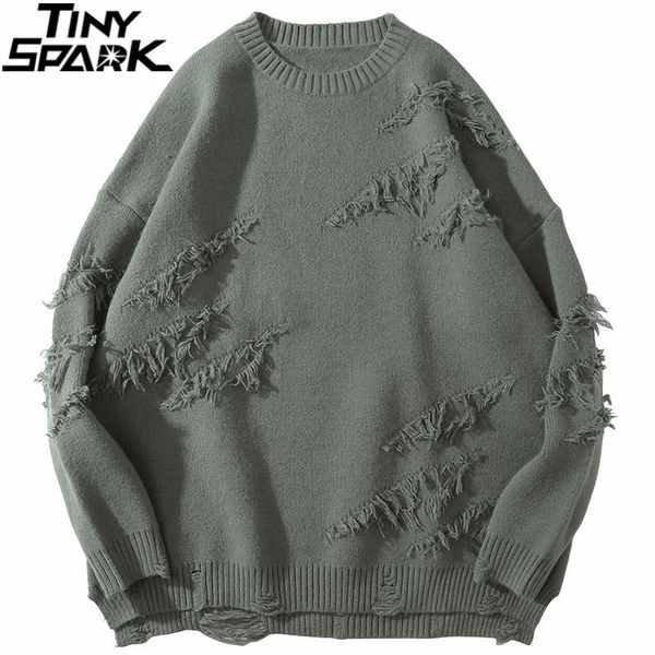 hip hop streetwear knitted sweater 2020 men vintage retro plain ripped sweater pullover cotton harajuku casual loose, White;black
hip hop streetwear knitted sweater 2020 men vintage retro plain ripped sweater pullover cotton harajuku casual loose, White;black