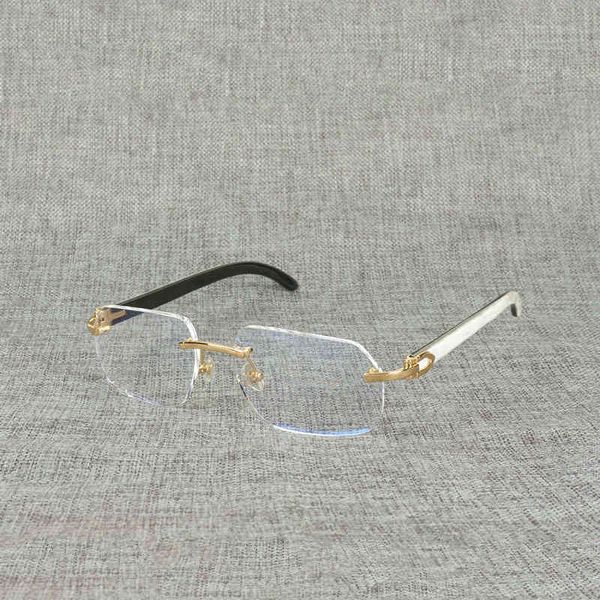 2022 factory wholesale natural wood square clear buffalo horn oversize rimless eyeglasses frame for men reading optical oval oculos glasses, White;black
2022 factory wholesale natural wood square clear buffalo horn oversize rimless eyeglasses frame for men reading optical oval oculos glasses, White;black