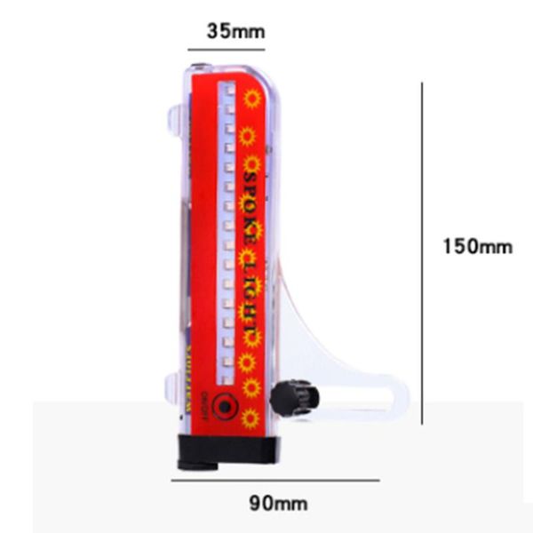 bike lights wheel light 16 led 32 patterns cycling spoke signal lamp warning lights(without battery)
bike lights wheel light 16 led 32 patterns cycling spoke signal lamp warning lights(without battery)