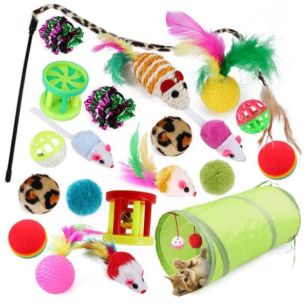 kitten toys variety pack-pet cat toy combination set cat toy funny stick sisal mouse bell ball supplies 21 piece set
kitten toys variety pack-pet cat toy combination set cat toy funny stick sisal mouse bell ball supplies 21 piece set