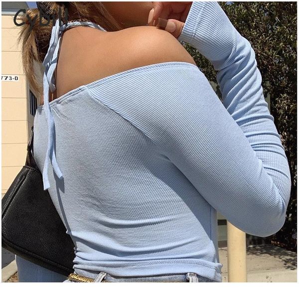 cybill ribbed knitting off shoulder women autumn wrap halter long sleeve t shirt solid slim winter tee lady cloth sqcvih, White
cybill ribbed knitting off shoulder women autumn wrap halter long sleeve t shirt solid slim winter tee lady cloth sqcvih, White