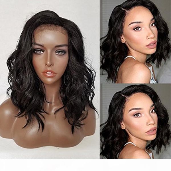 short bob wavy lace front wigs natural black color body wave synthetic lace front wigs for fashion black women 16 inch
short bob wavy lace front wigs natural black color body wave synthetic lace front wigs for fashion black women 16 inch