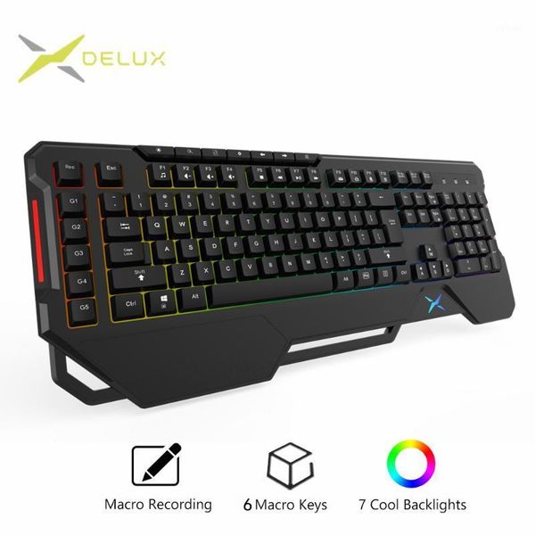 keyboards delux k9600 wired gaming rgb backlight 104 keys keyboard 6 macro definition + 7 multimedia made for computer gamers1
keyboards delux k9600 wired gaming rgb backlight 104 keys keyboard 6 macro definition + 7 multimedia made for computer gamers1